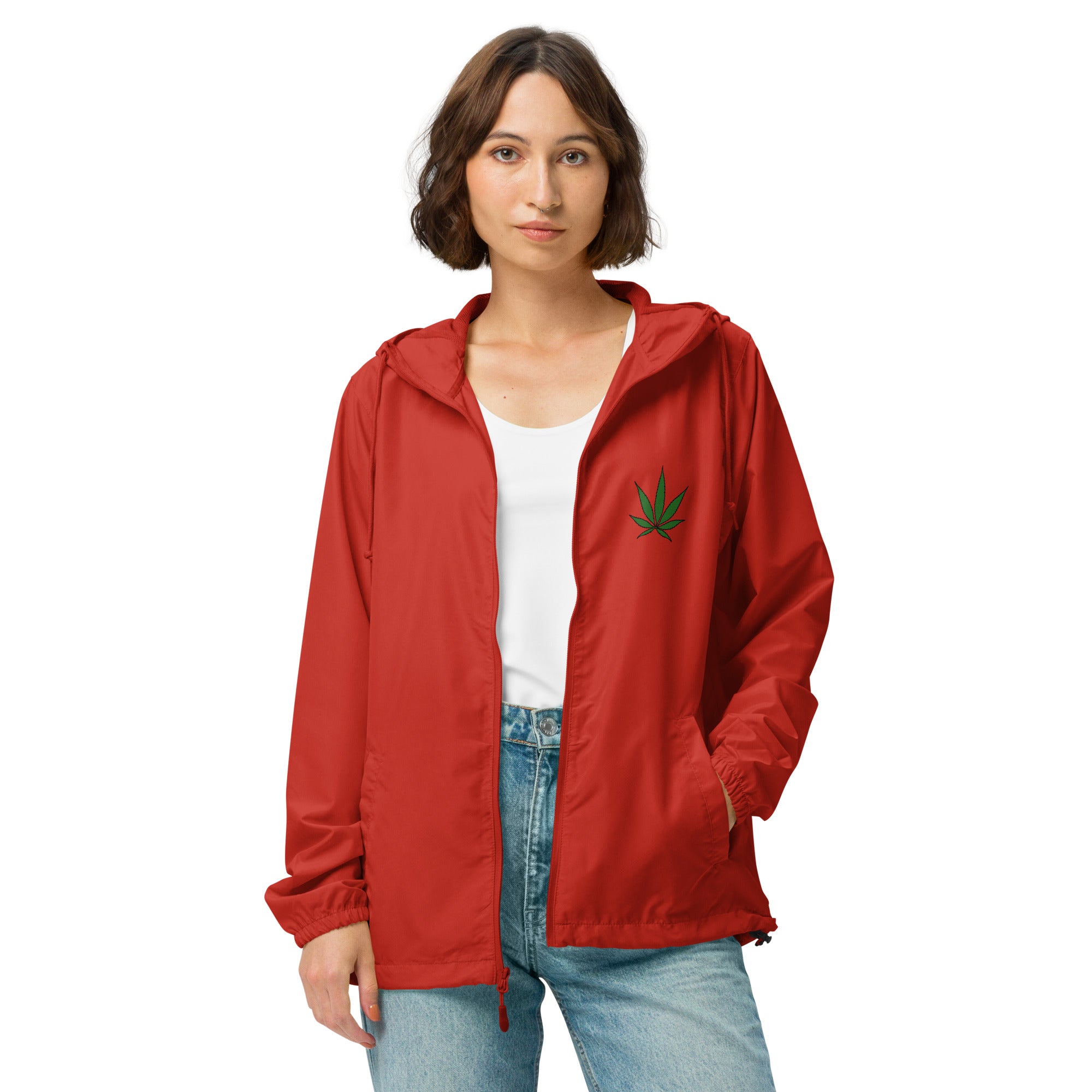 さらに100円引き◆JEEP◆Mountain Pocket Wind Breaker Unisex lightweight zip up windbreaker – Weed 'Merica!